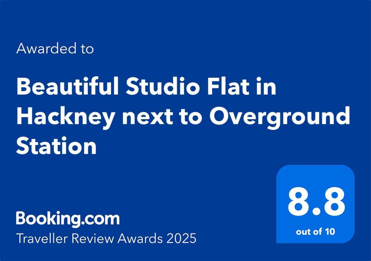 Beautiful Studio Flat In Hackney Next To Overground Station لندن المظهر الخارجي الصورة
